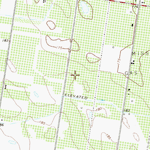 Topographic Map of Basham Number 8 Colonia, TX