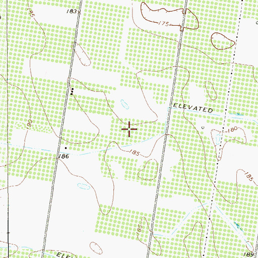 Topographic Map of Ariel Hinojosa Colonia Number 3, TX