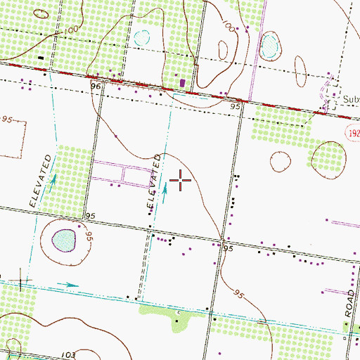 Topographic Map of Bar Colonia Number 6, TX