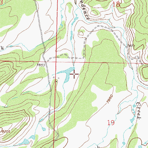 Topographic Map of McCargar Dam, CO
