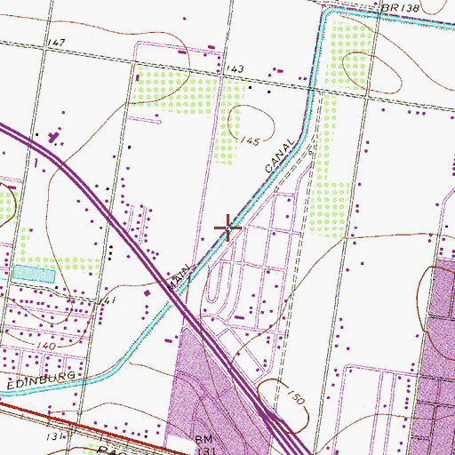 Topographic Map of Ala Blanca Norte Number 4 Colonia, TX