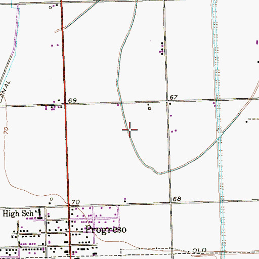 Topographic Map of A and E Ramirez Colonia Number 2, TX