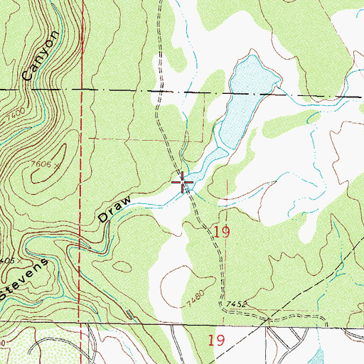 Topographic Map of Lake Forest Dam, CO