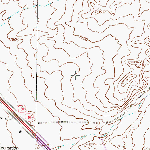 Topographic Map of Spark's Addition Number 2 Colonia, TX