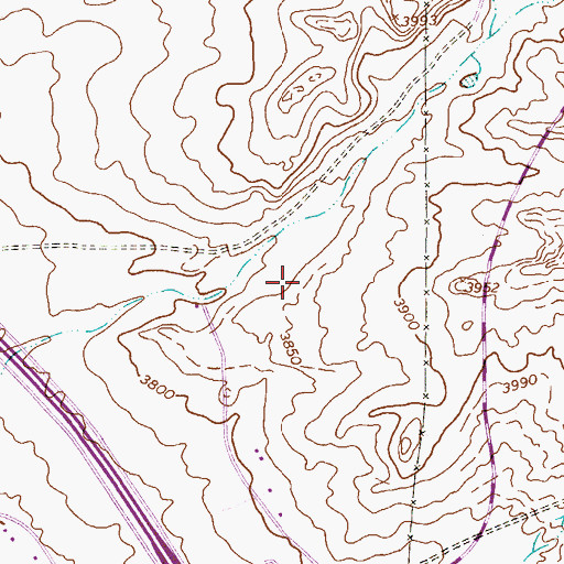 Topographic Map of Spark's Addition Number 3 Colonia, TX