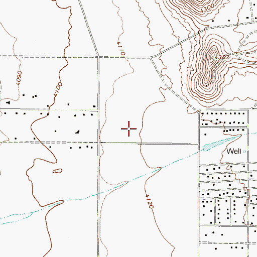 Topographic Map of Paso del Rey Colonia, TX