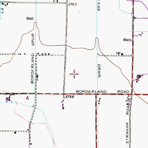 Topographic Map of Prado Verde Addition Number 1 Colonia, TX