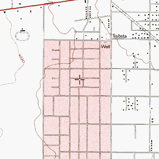Topographic Map of Las Casitas Number 3 Colonia, TX