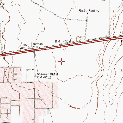 Topographic Map of Las Palmas Colonia, TX