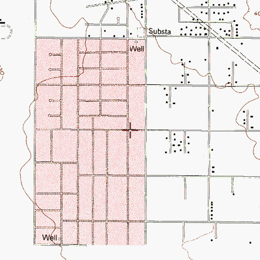 Topographic Map of Las Quintas Colonia, TX