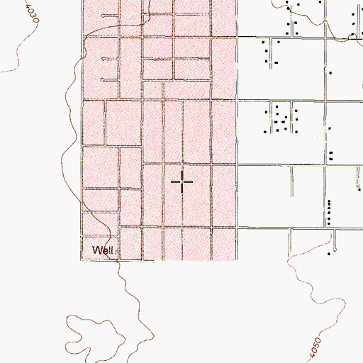Topographic Map of Las Quintas Number 2 Colonia, TX