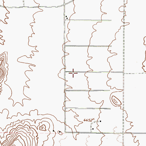 Topographic Map of Hueco Mountain Estates Number 5 Colonia, TX