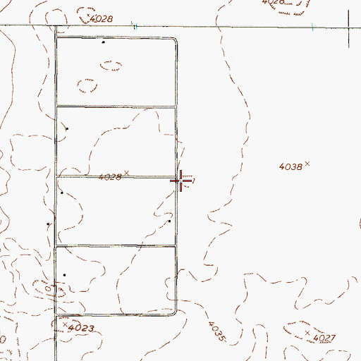 Topographic Map of Cattleman's North Ranchos Number 2 Colonia, TX