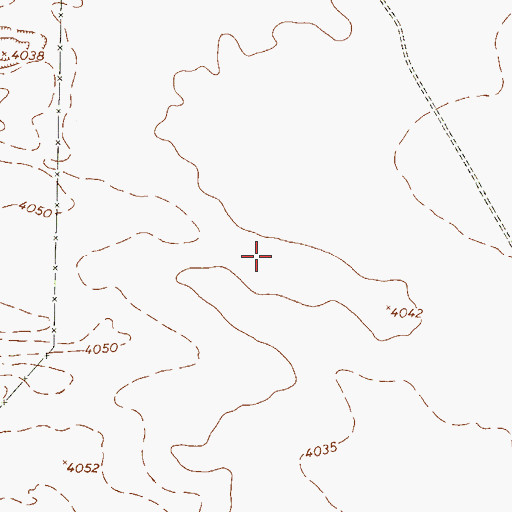 Topographic Map of Cattleman's North Ranchos Number 3 Colonia, TX
