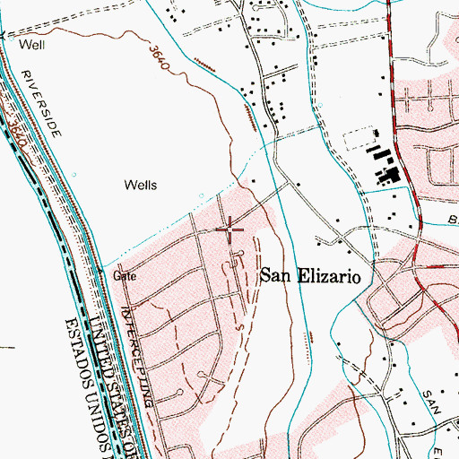 Topographic Map of Colonia de las Azaleas Number 3, TX