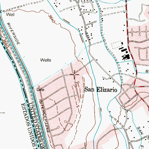 Topographic Map of Colonia de las Azaleas Number 3, TX