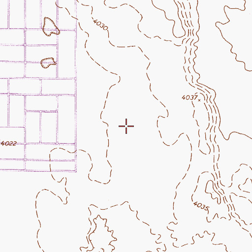 Topographic Map of Agua Dulce Number 2 Colonia, TX