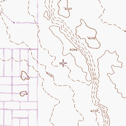 Topographic Map of Agua Dulce Number 4 Colonia, TX