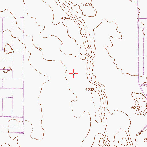 Topographic Map of Agua Dulce Number 5 Colonia, TX