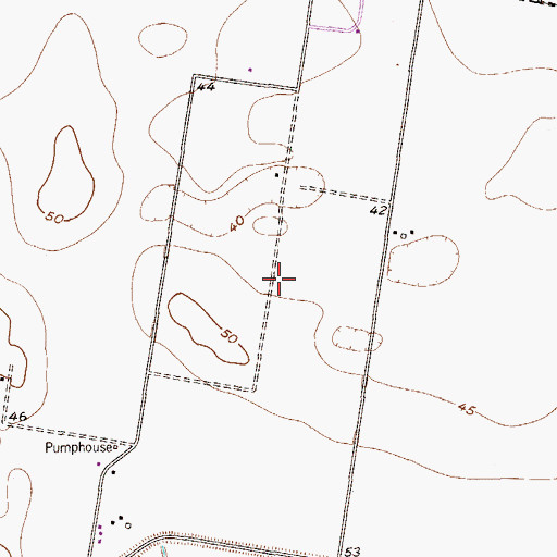 Topographic Map of Yznaga Number 2 Colonia, TX