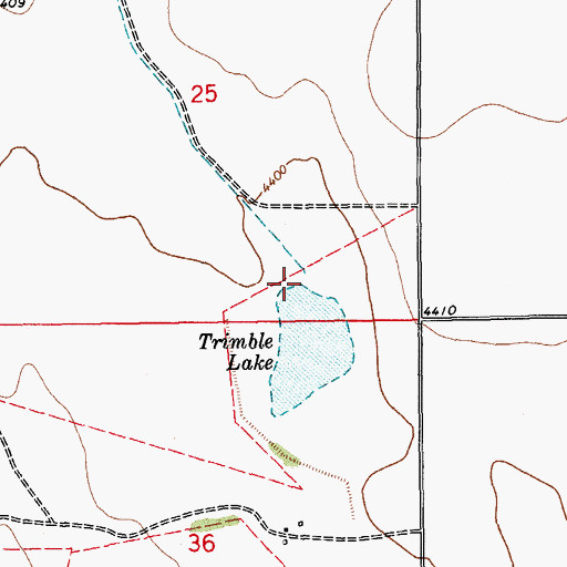 Topographic Map of Best Dam, CO