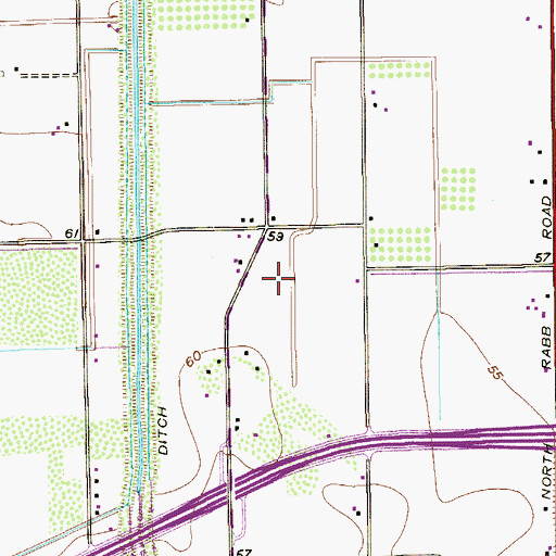 Topographic Map of Solis Colonia, TX