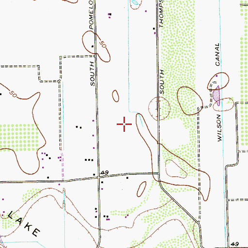 Topographic Map of Tierra Bonita Number 3 Colonia, TX