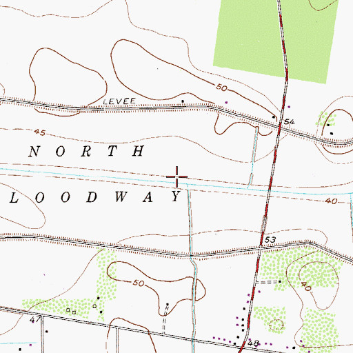 Topographic Map of Yznaga Number 1 Colonia, TX
