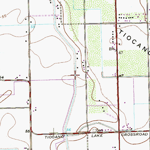 Topographic Map of O'Canas Family Colonia, TX