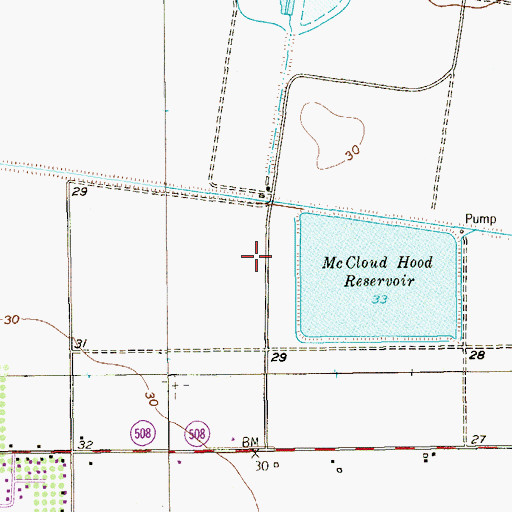 Topographic Map of Laguna Escondida Colonia, TX