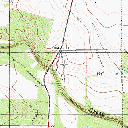 Topographic Map of River Oaks Number 2 Colonia, TX