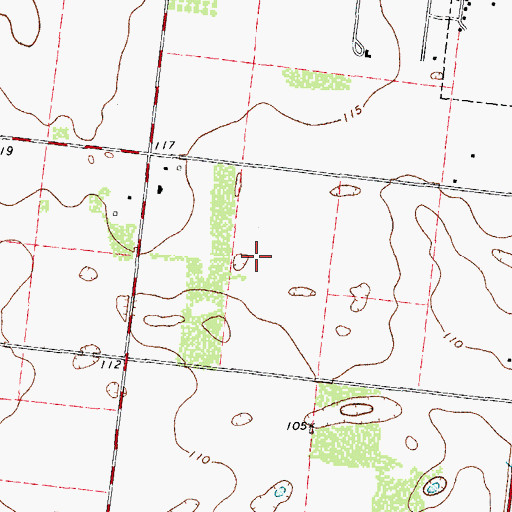 Topographic Map of Cantu Addition Number 2 Colonia, TX