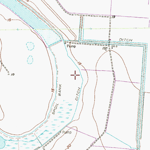 Topographic Map of Arroyo Gardens Number 4 Colonia, TX