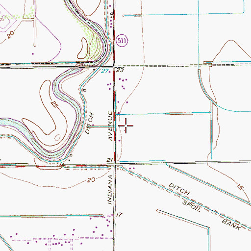 Topographic Map of Cielito Lindo Colonia, TX