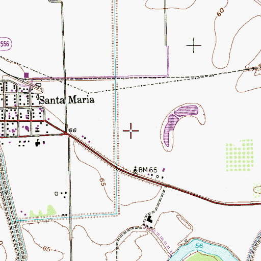 Topographic Map of Colonia Iglesia Antigua, TX