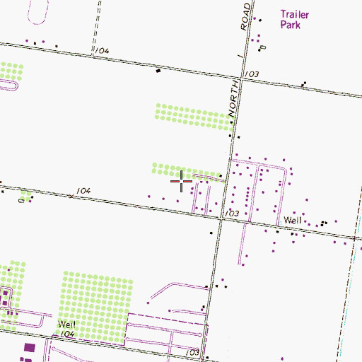 Topographic Map of Eldora Colonia, TX