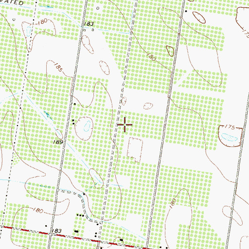 Topographic Map of G and R Colonia, TX