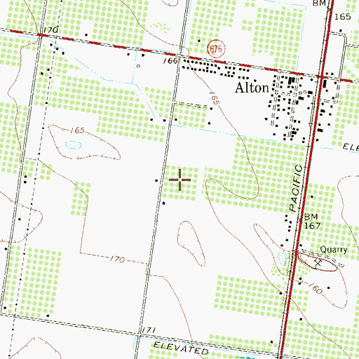 Topographic Map of Dude Hill Colonia Number 2, TX