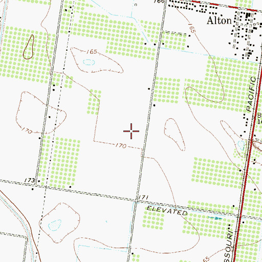 Topographic Map of Dude Hill Number 1 Colonia, TX