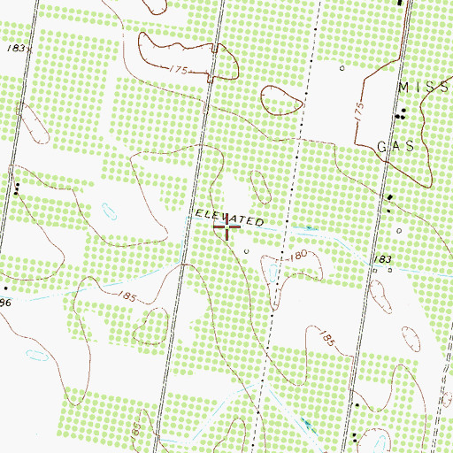 Topographic Map of Country Estates West Addition A Colonia, TX