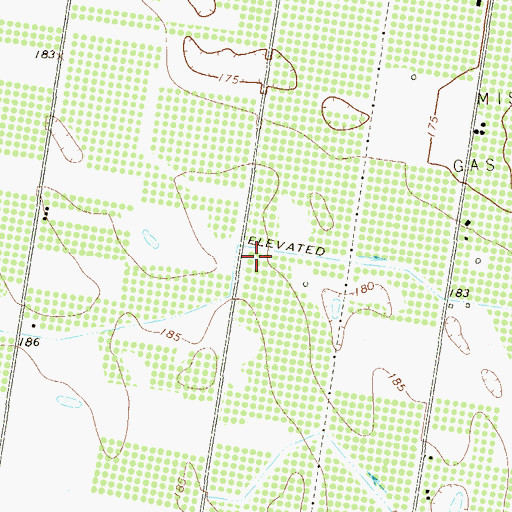 Topographic Map of Country Estates West Colonia, TX