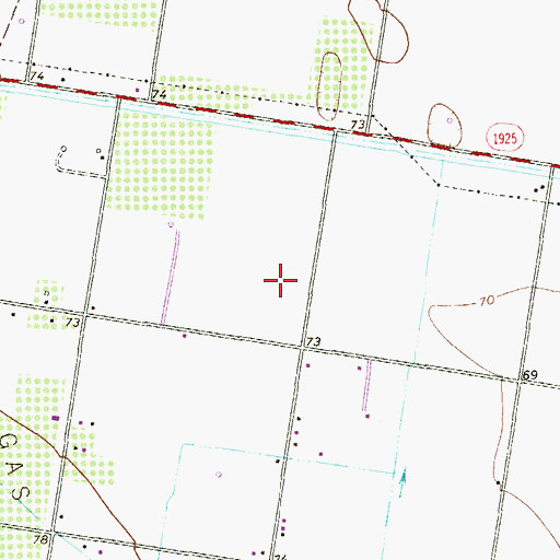 Topographic Map of Country Terrace Estates Colonia, TX