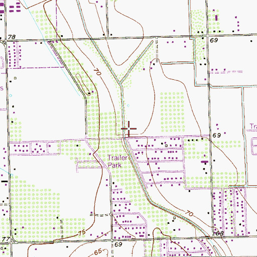 Topographic Map of Cuellar Colonia Number 3, TX