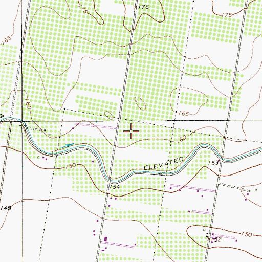 Topographic Map of Del Norte Colonia, TX