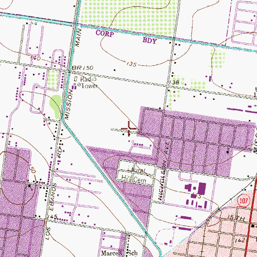 Topographic Map of Carlos G Leal, Junior Colonia, TX