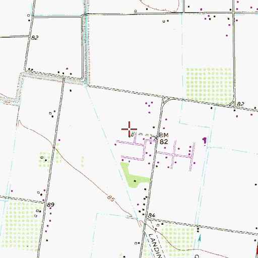 Topographic Map of Colonia Boyce, TX