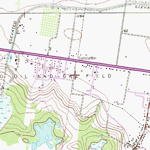 Topographic Map of Colonia Camargo, TX