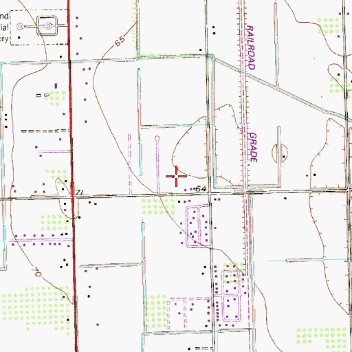Topographic Map of Sylvia Colonia, TX