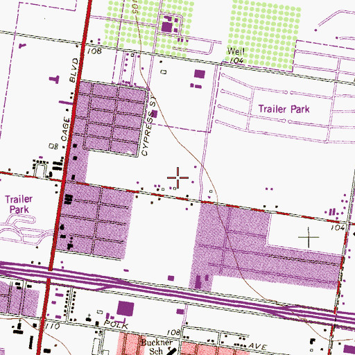 Topographic Map of Tagle Colonia Number 1, TX