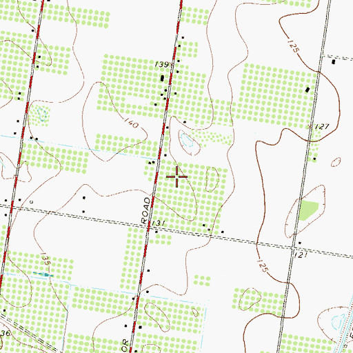 Topographic Map of Thomas Ortega Colonia, TX